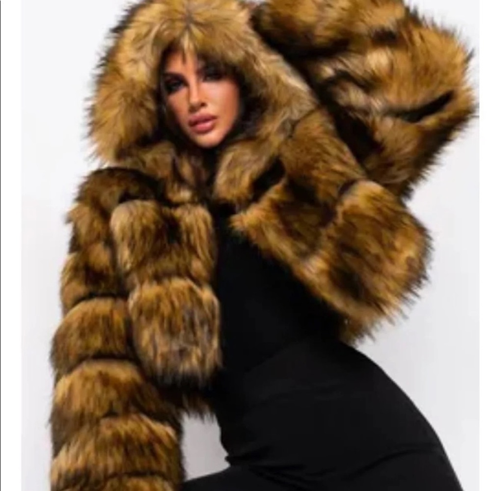 NWT Lux Fur Jacket